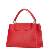 ルイ ヴィトン カプシーヌMM ハンドバッグ トートバッグ M94631 コクリコ レッド レザー レディース LOUIS VUITTON 【中古】